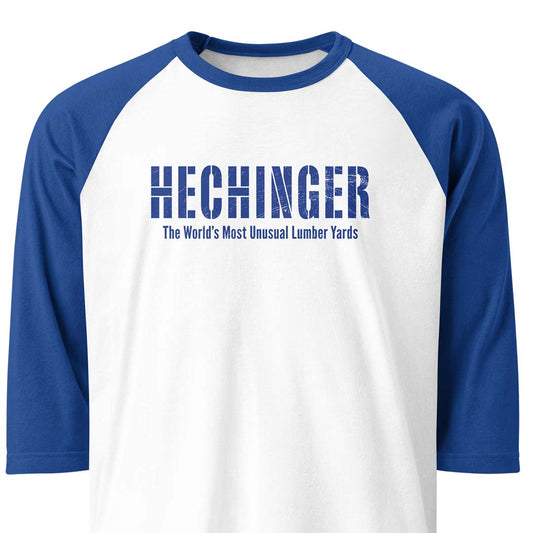 Hechinger Home Improvement Unisex Retro 3/4 sleeve raglan baseball tee