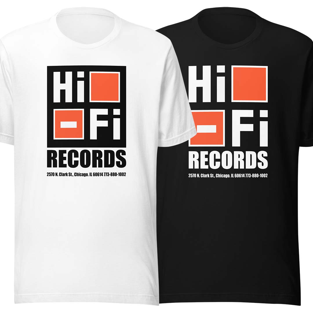 Hi Fi Records Chicago Unisex Retro T-shirt