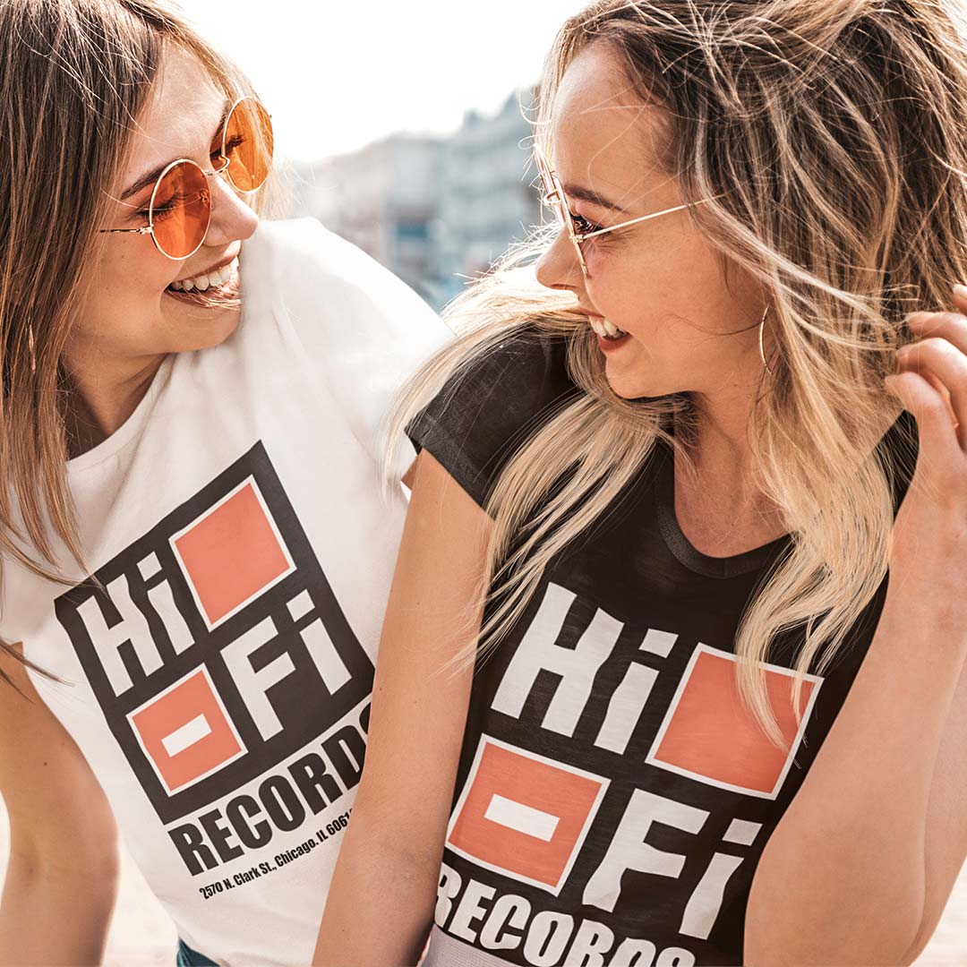 Hi Fi Records Chicago Unisex Retro T-shirt