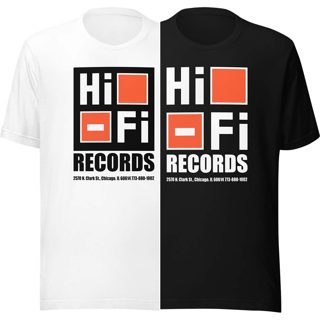 Hi Fi Records Chicago Unisex Retro T-shirt
