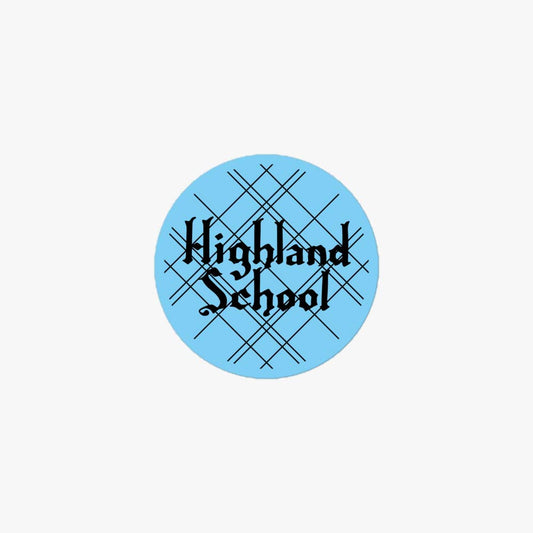 Highland School Rockford Retro Sticker