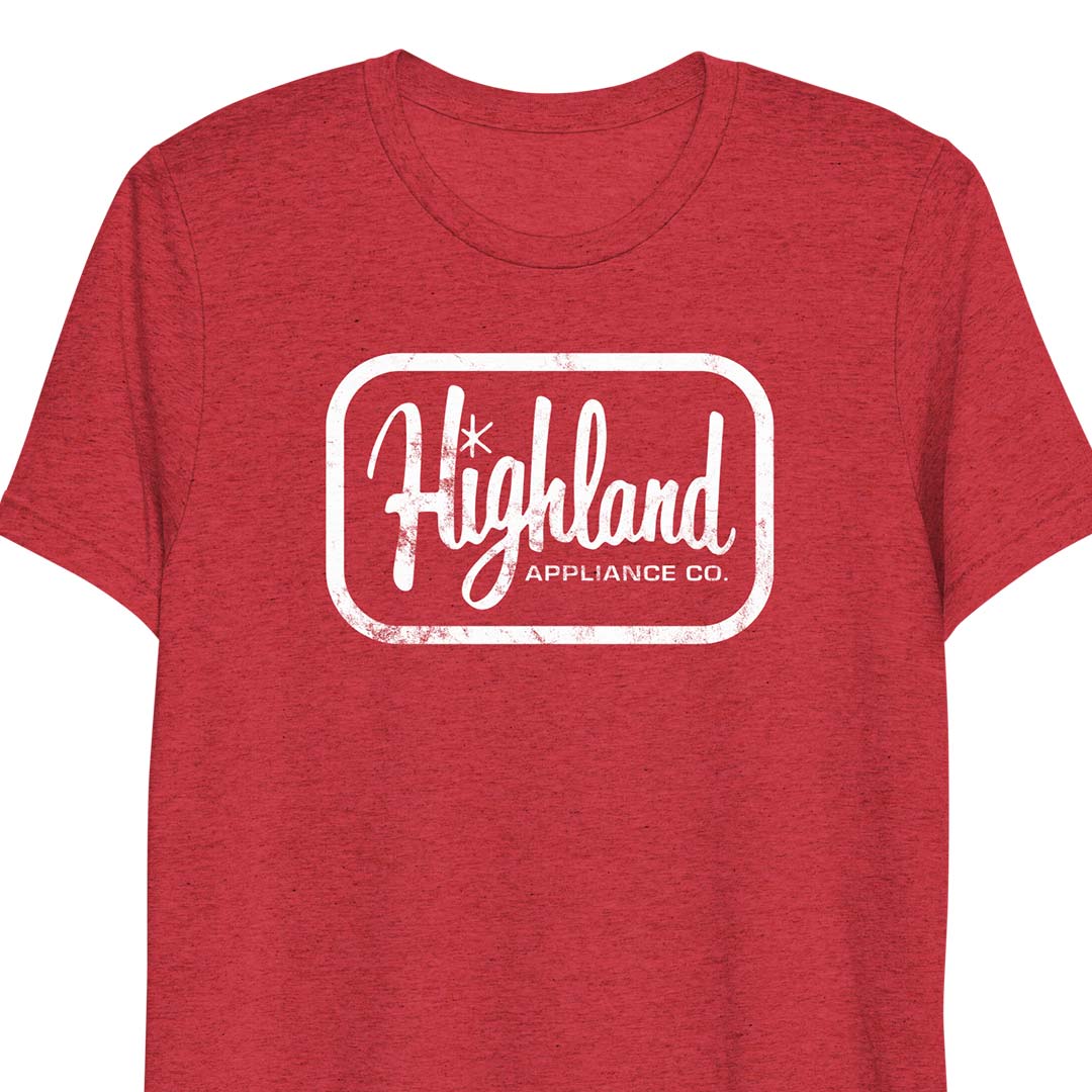 Highland Appliance Superstore Detroit Unisex Retro T-shirt