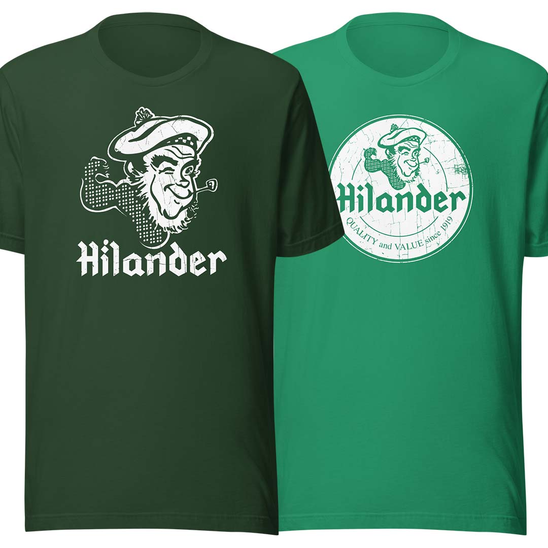 Hilander Grocery Store Rockford Unisex Retro T-shirt