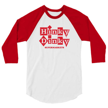 Hinky Dinky Supermarkets Nebraska Unisex Retro 3/4 sleeve raglan baseball tee