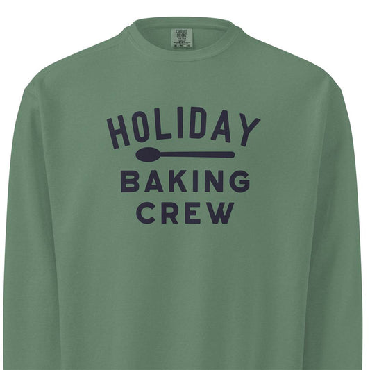 Holiday Baking Crew Unisex Garment-dyed Crewneck Sweatshirt