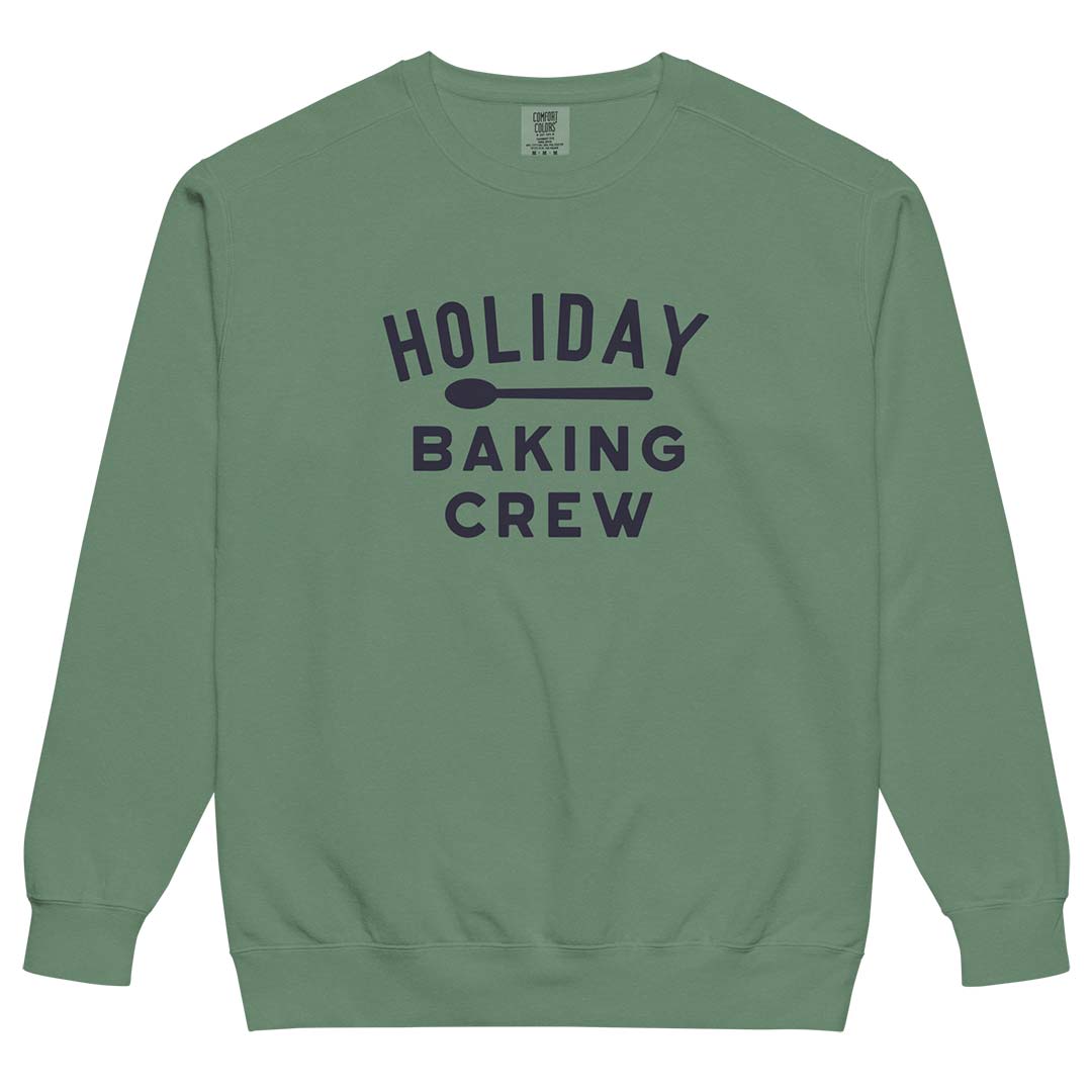 Holiday Baking Crew Unisex Garment-dyed Crewneck Sweatshirt