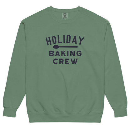 Holiday Baking Crew Unisex Garment-dyed Crewneck Sweatshirt