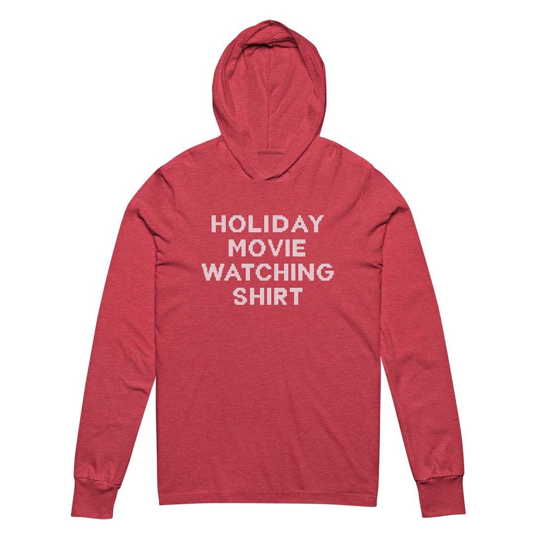 Holiday Movie Watching Shirt Holiday Hooded long-sleeve tee