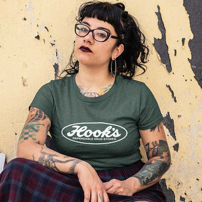 Hooks Pharmacy Indianapolis Unisex Retro T-shirt