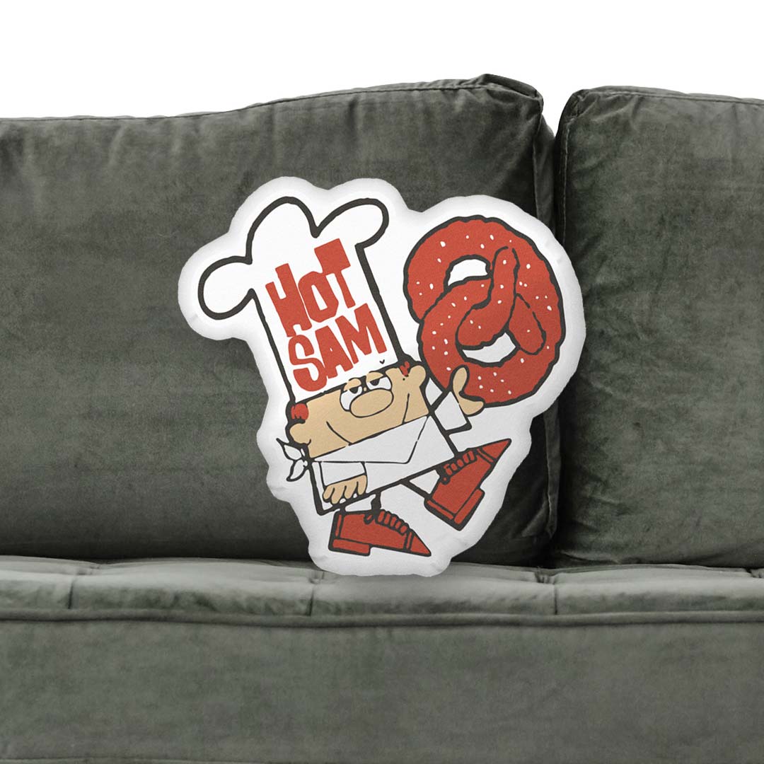 Hot Sam Pretzels Custom-shaped Pillow