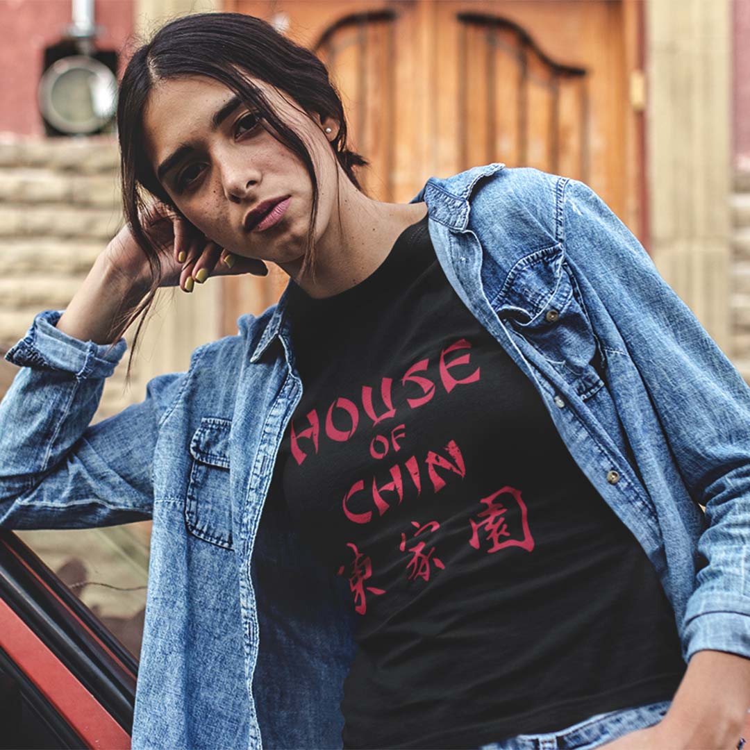 House of Chin Restaurant Champaign-Urbana Unisex Retro T-shirt