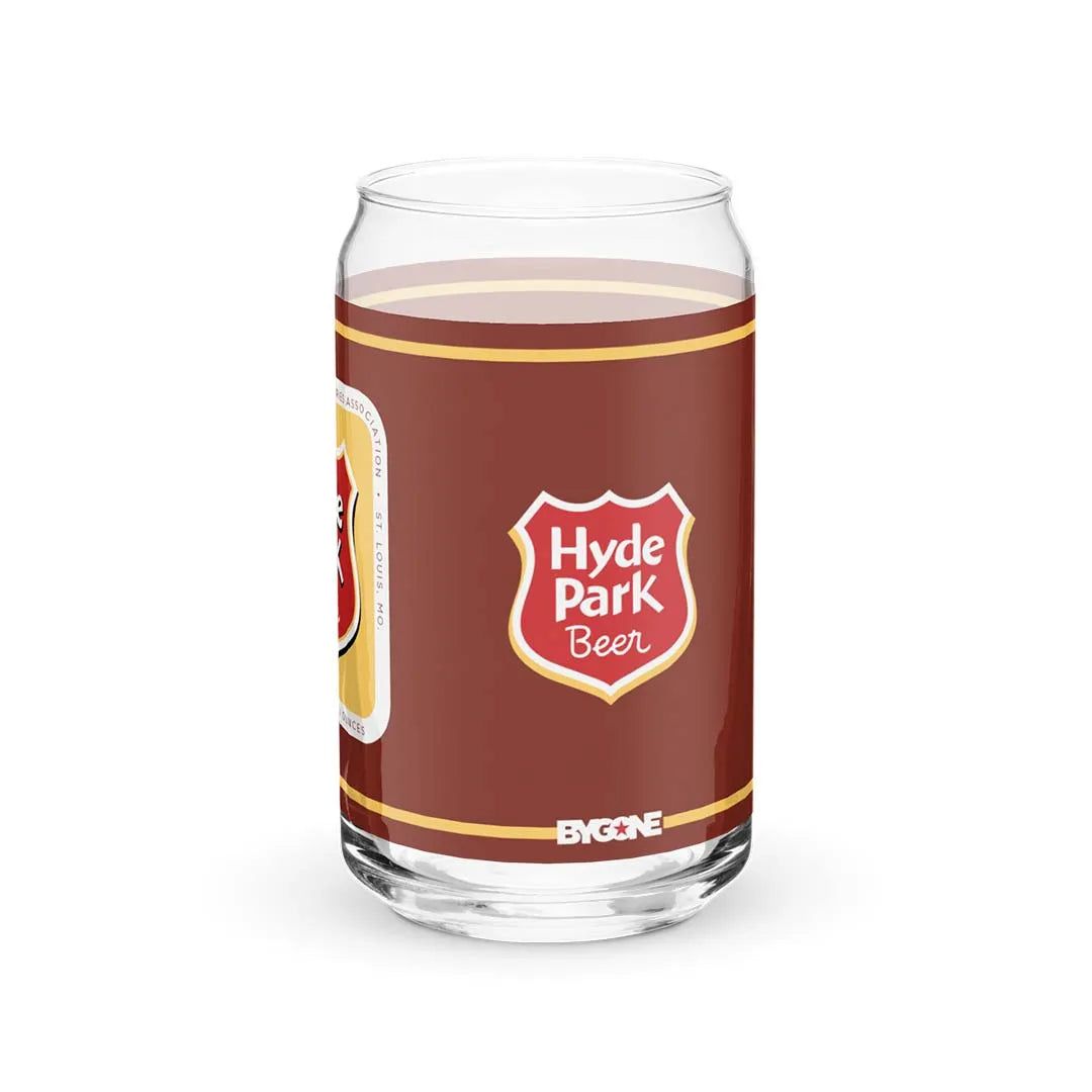 Hyde Park Beer Can-shaped glass St. Louis