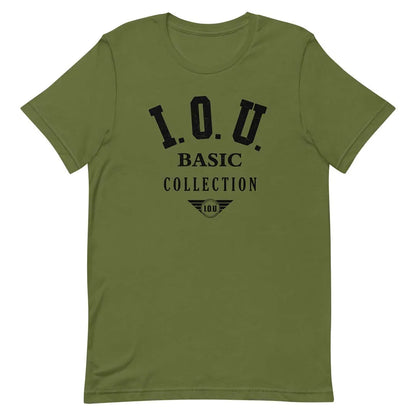 IOU Basic Collection Unisex Retro T-shirt