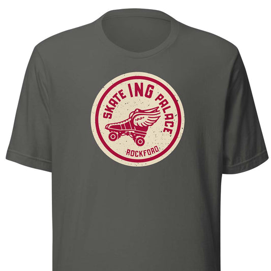 Ing Skate Palace Rockford Unisex Retro T-shirt