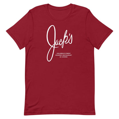 Jack’s Gourmet Restaurant & Lounge Columbia Unisex Retro T-shirt