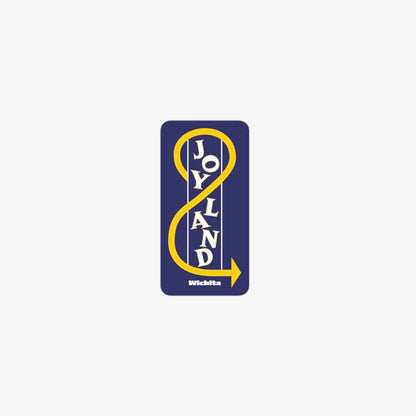 Joyland Amusement Park Wichita Retro Sticker