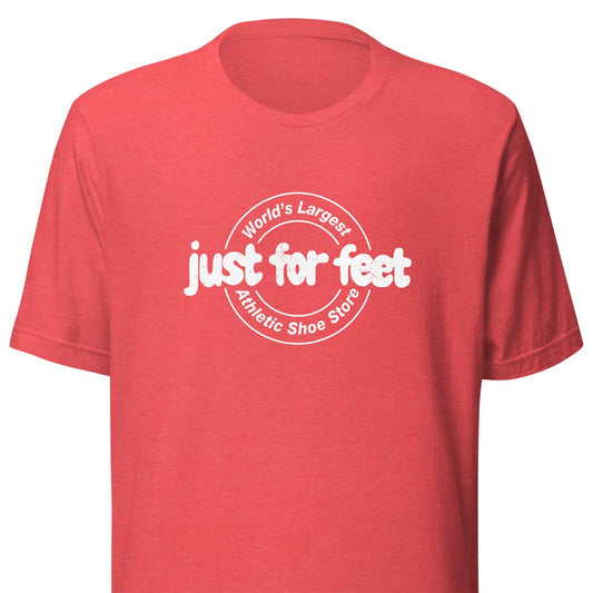Just For Feet Athletic Shoe Store Unisex Retro T-shirt
