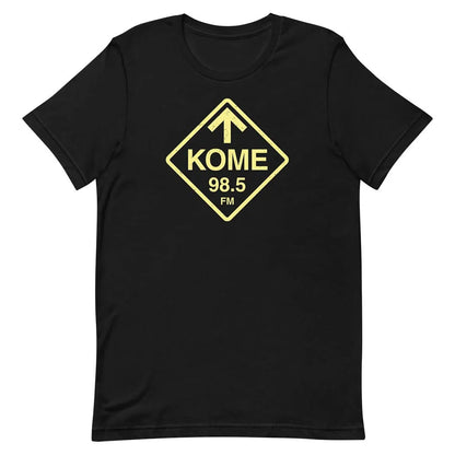 KOME 98.5 FM Radio San Jose Unisex Retro T-shirt