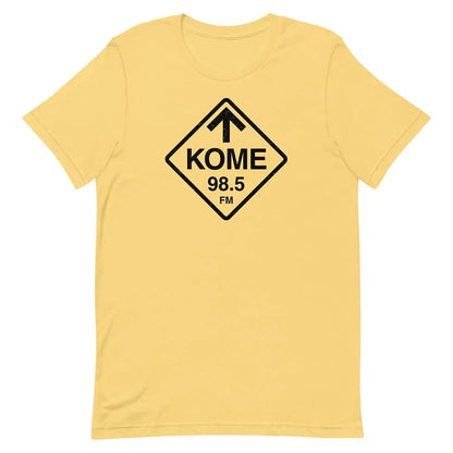 KOME 98.5 FM Radio San Jose Unisex Retro T-shirt