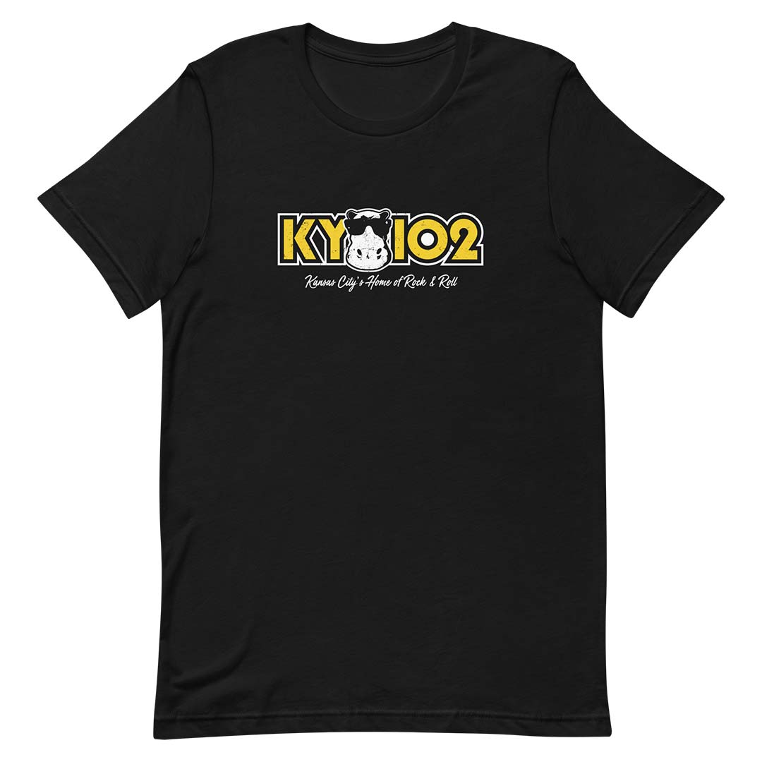 KY102 Radio KYYS Rocks Kansas City Unisex Retro T-shirt