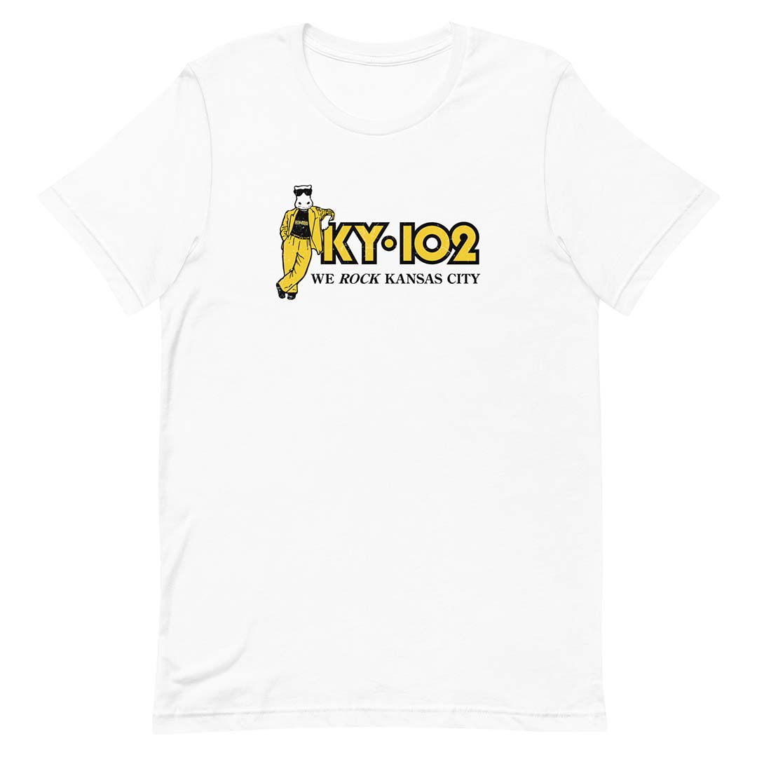 KY102 Radio KYYS Rocks Kansas City Unisex Retro T-shirt