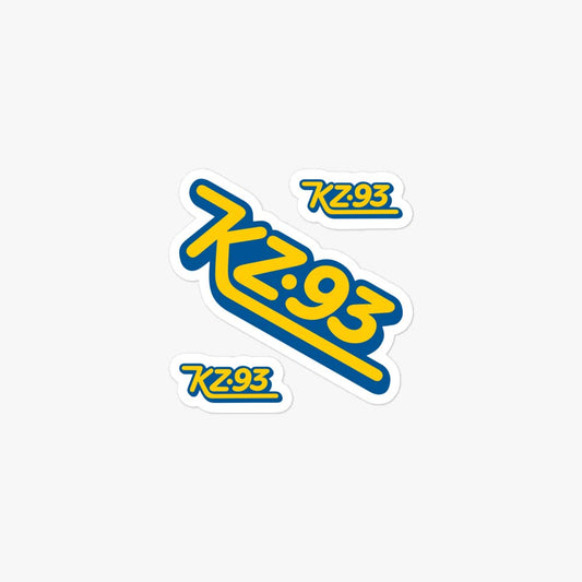 KZ93 Radio Peoria Retro Sticker