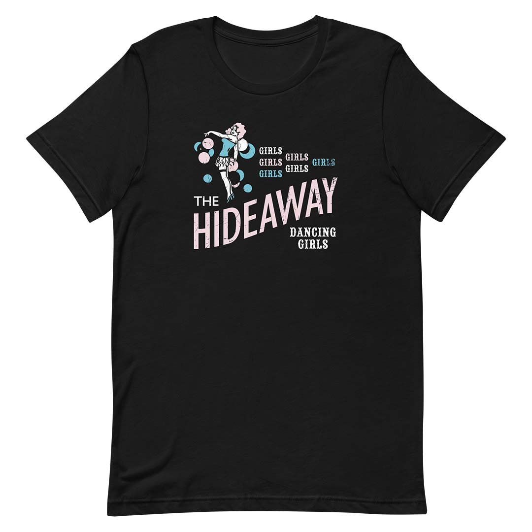 Ken's Hideaway Dancing Girls Rockford Unisex Retro T-shirt