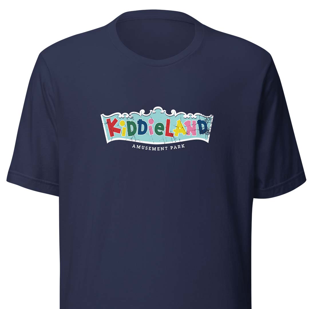 Kiddieland Amusement Park Chicago Unisex Retro T-shirt
