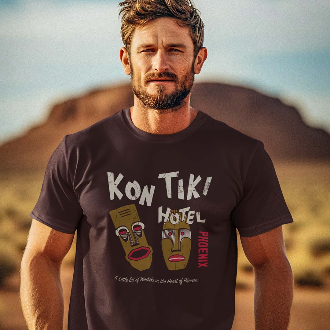 Kon Tiki Hotel Phoenix Unisex Retro T-shirt