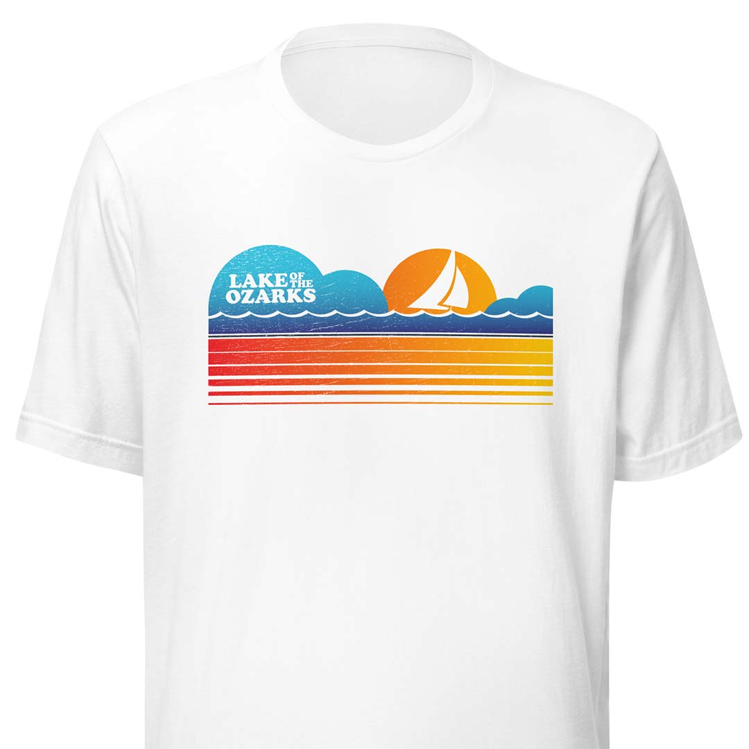 Lake of the Ozarks Unisex Retro T-shirt