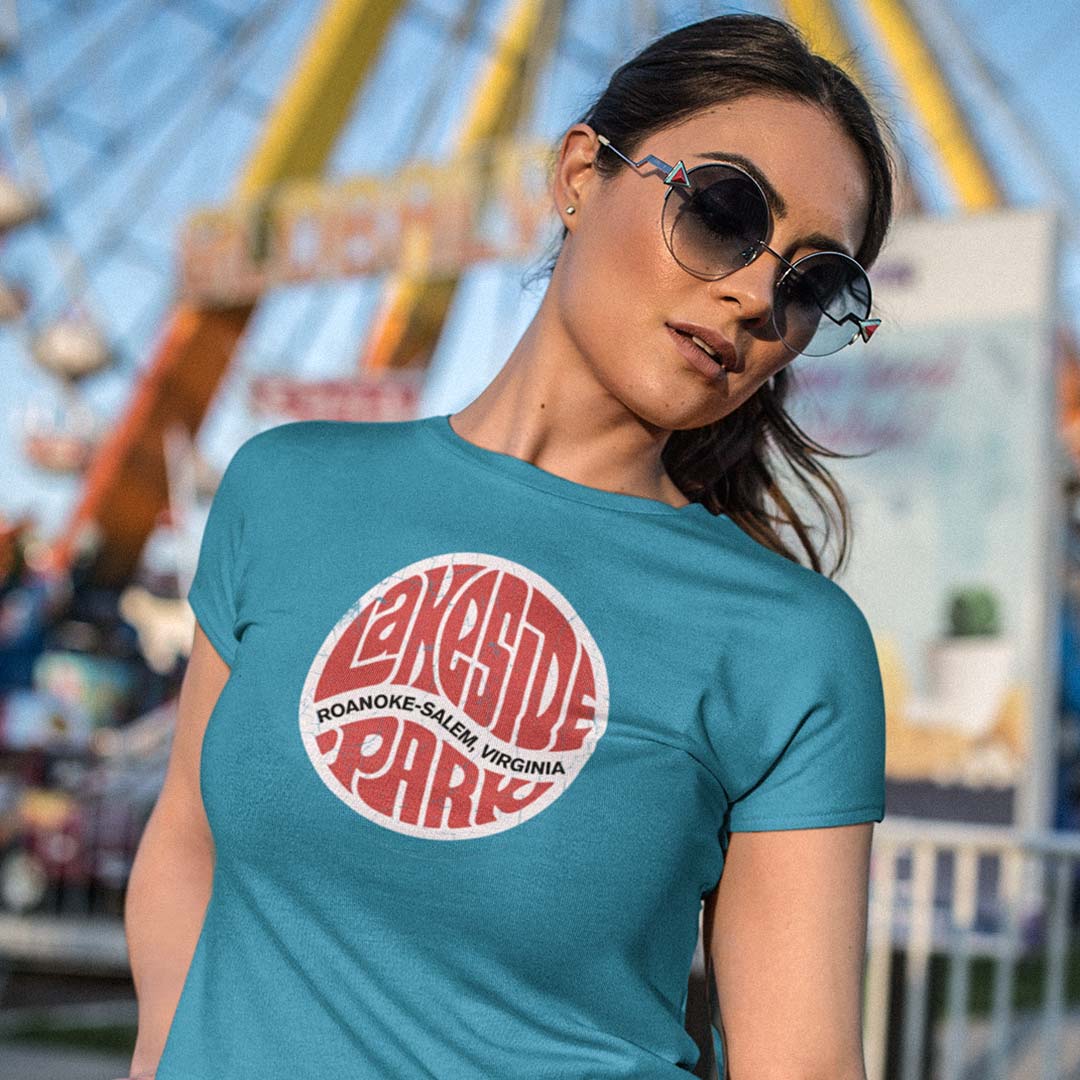 Lakeside Park Roanoke Virginia Unisex Retro T-shirt