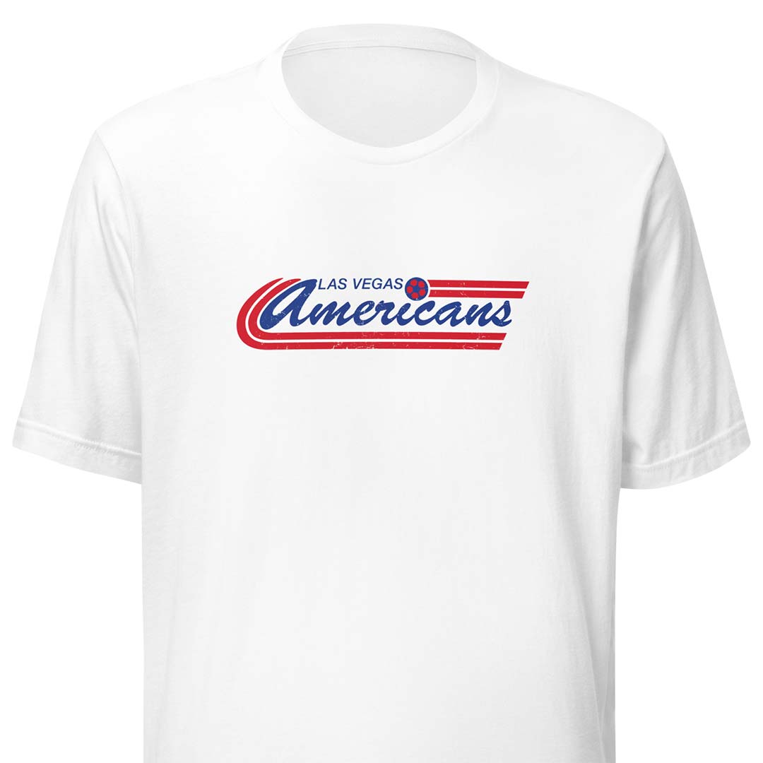 Las Vegas Americans MISL Soccer Unisex Retro T-shirt