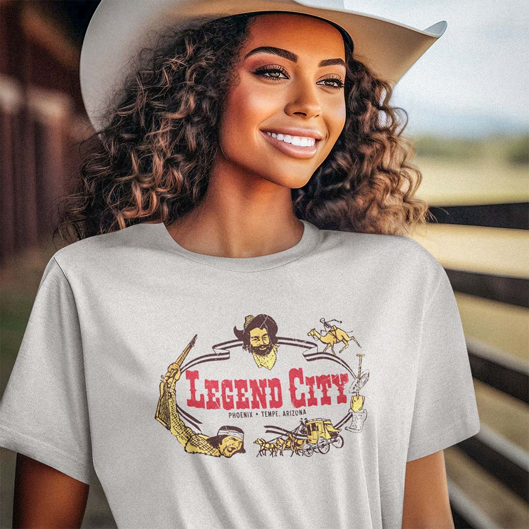 Legend City Amusement Park Phoenix Unisex Retro T-shirt