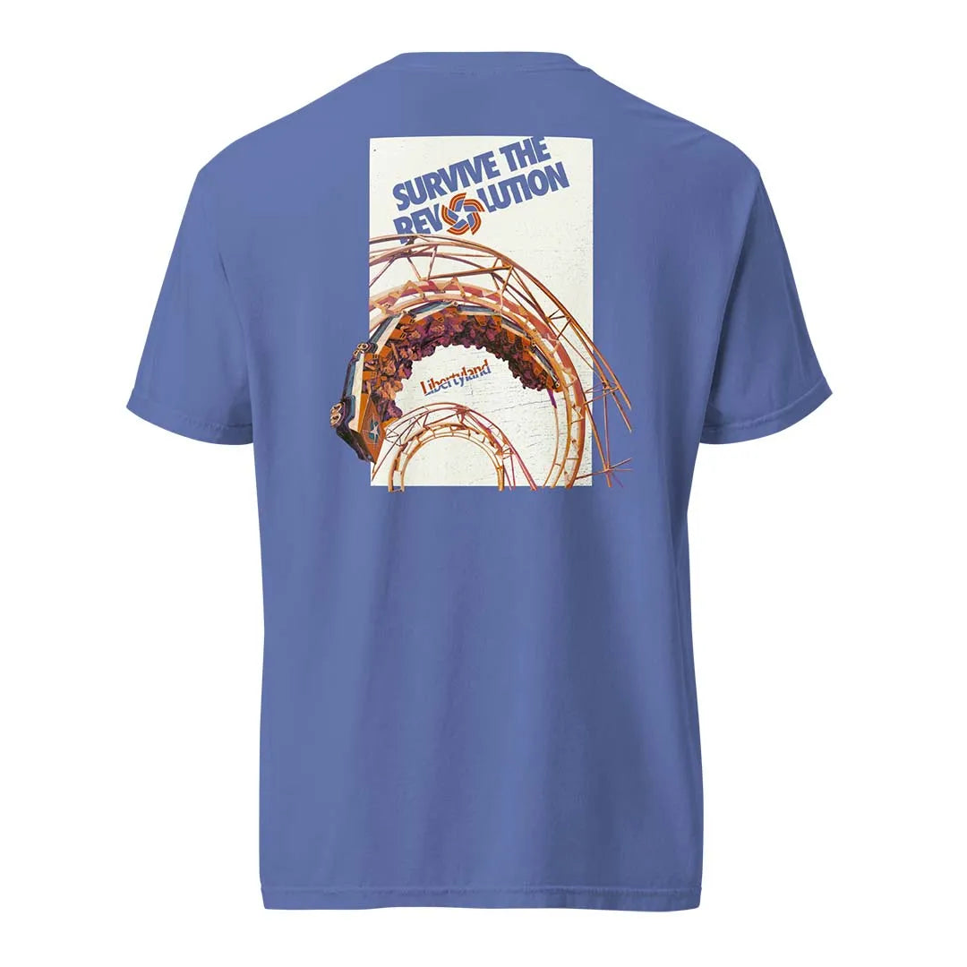 Libertyland Amusement Park Memphis Waybacks Heavyweight Unisex Tee