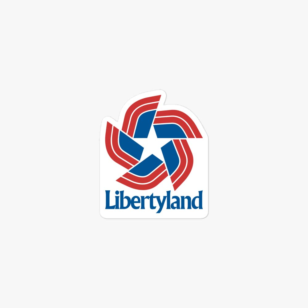 Libertyland Memphis Retro Sticker