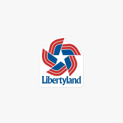 Libertyland Memphis Retro Sticker