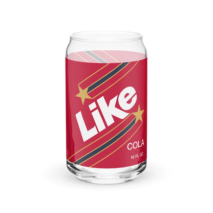 Like Cola Can-shaped glass
