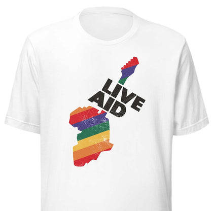 Live Aid Concert Unisex Retro T-shirt
