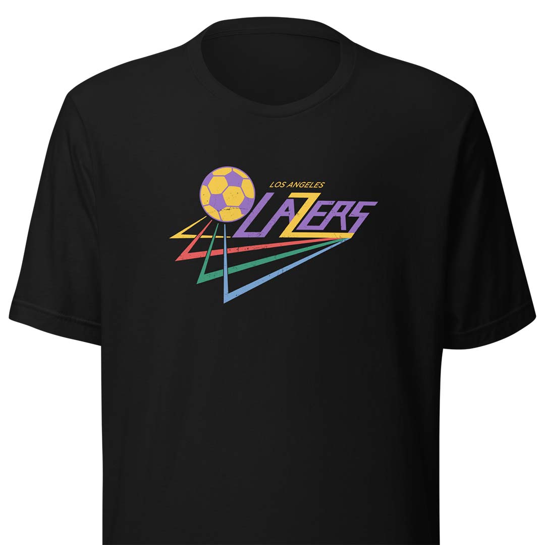 Los Angeles Lazers MISL Soccer Unisex Retro T-shirt