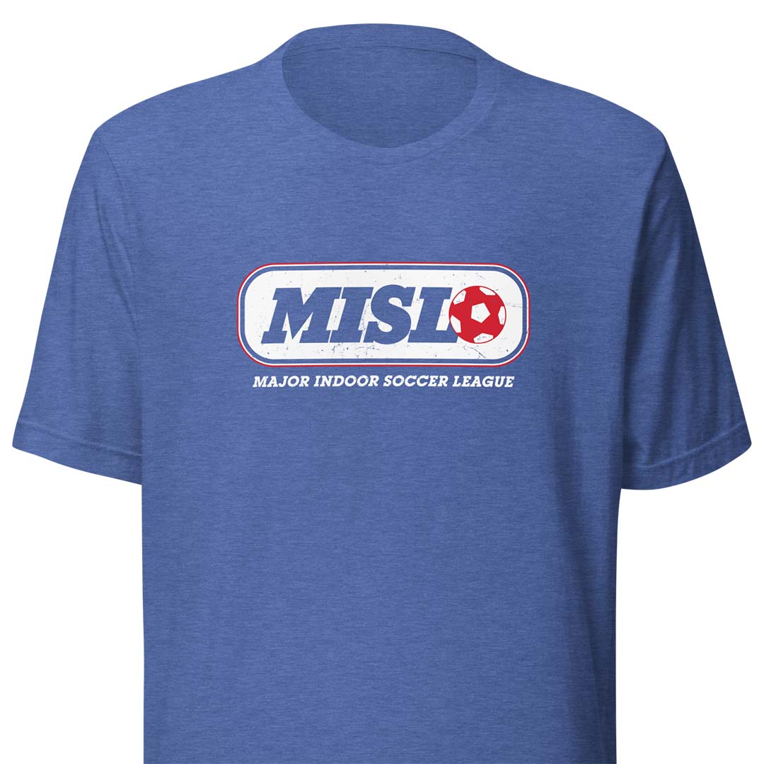 MISL Major Indoor Soccer League Logo Unisex Retro T-shirt