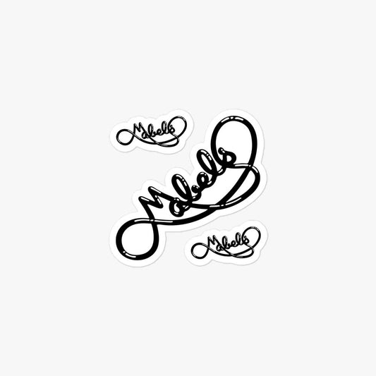 Mabels Champaign Retro Sticker