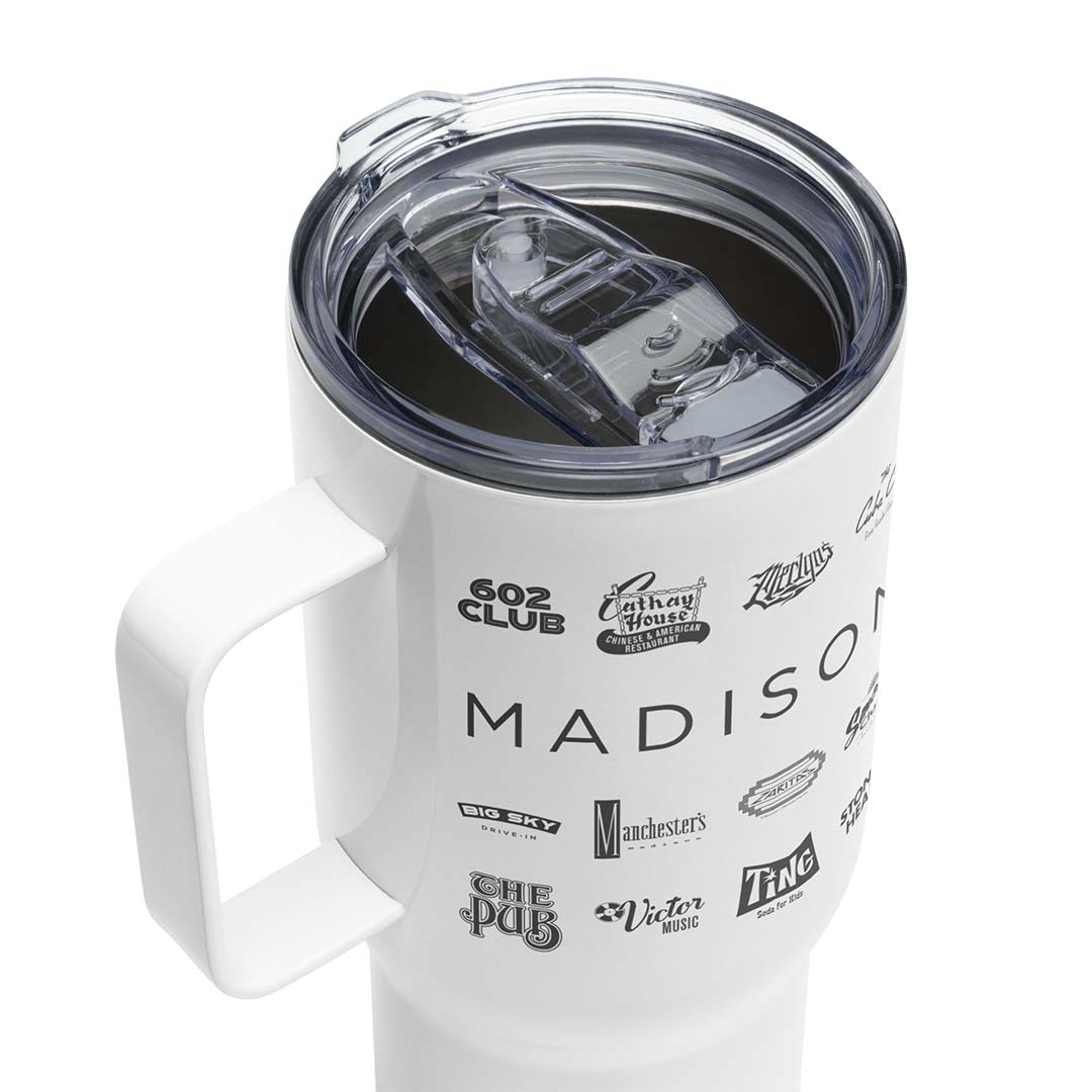 Madison Bygone Brands Tumbler Travel Mug with Handle