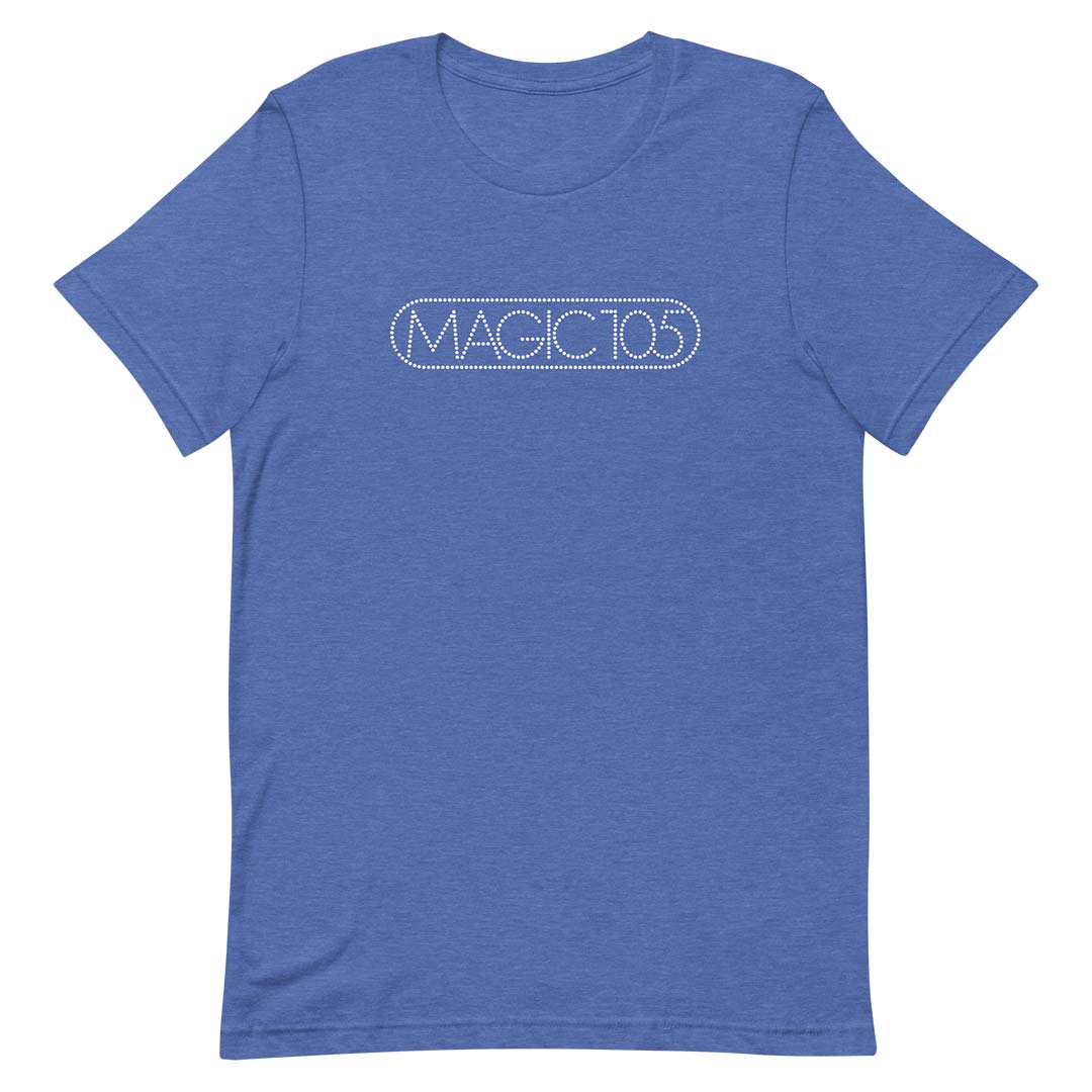 Magic 105 Radio Little Rock Unisex Retro T-shirt