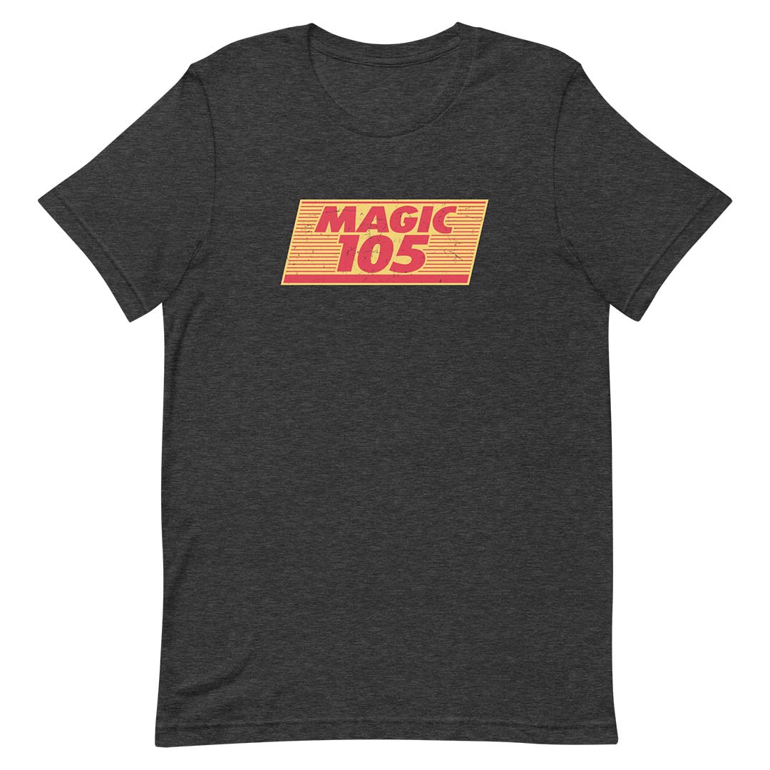 Magic 105 Radio Little Rock Unisex Retro T-shirt