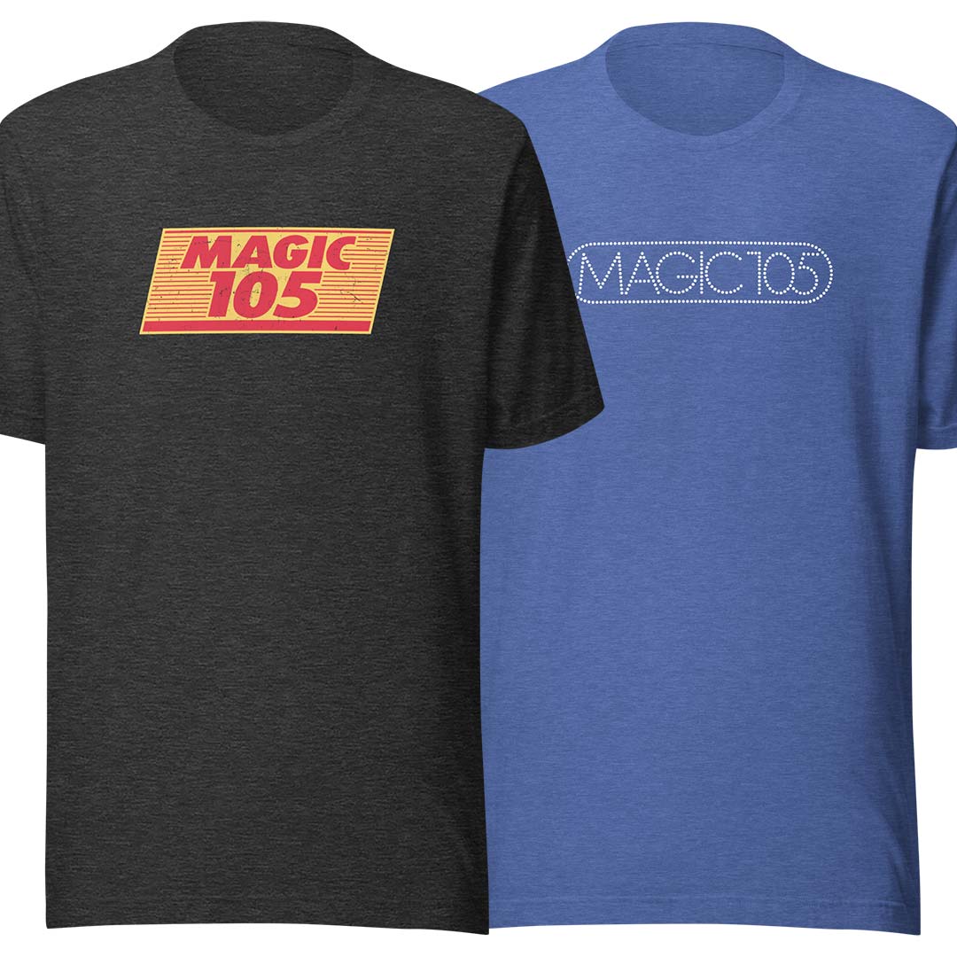 Magic 105 Radio Little Rock Unisex Retro T-shirt