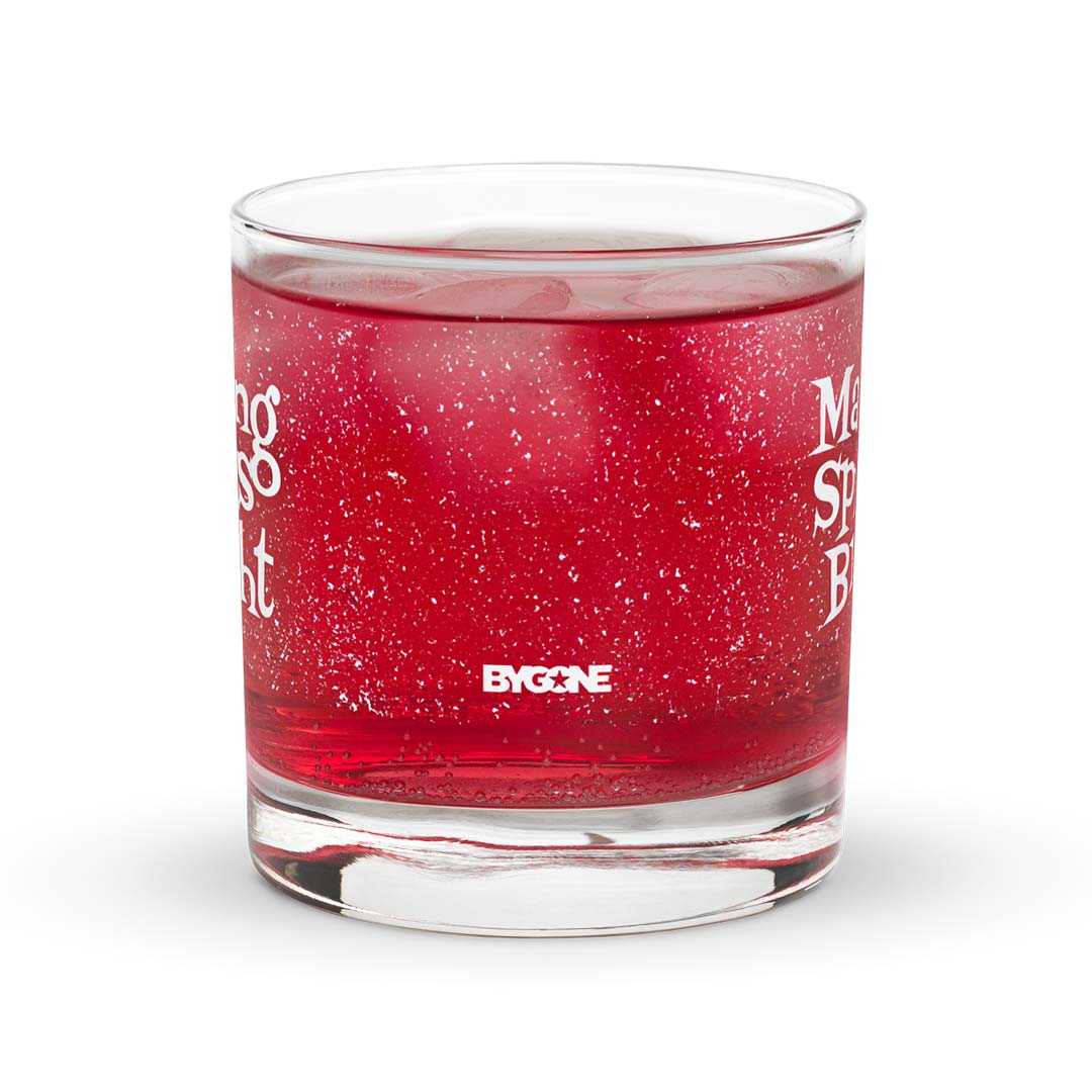 Making Spirits Bright Rocks Highball Cocktail Glass