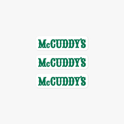 McCuddy's Tavern Chicago Retro Sticker
