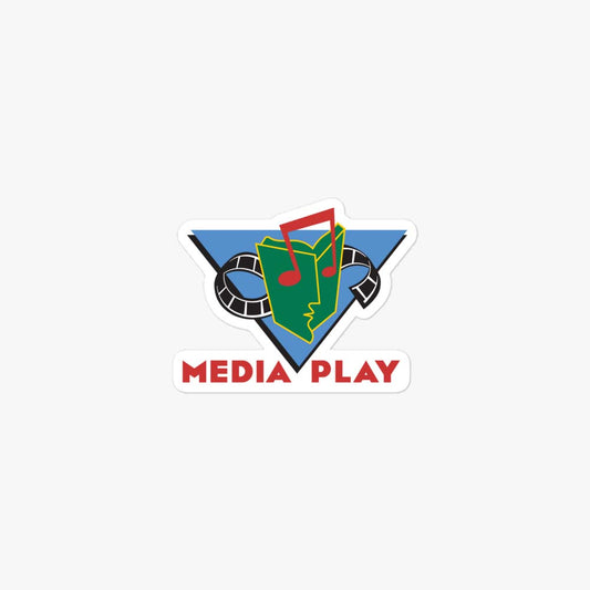 Media Play Retro Sticker