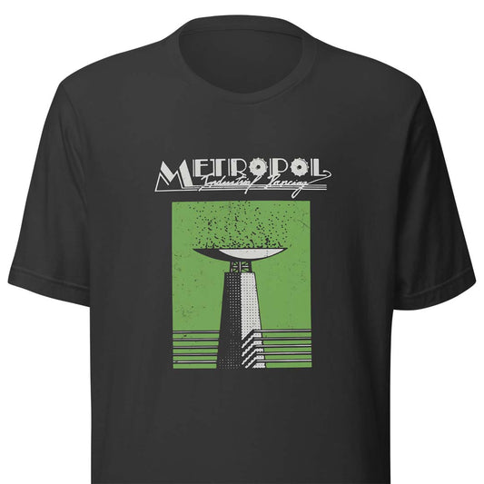 Metropol Industrial Dancing Pittsburgh Unisex Retro T-shirt