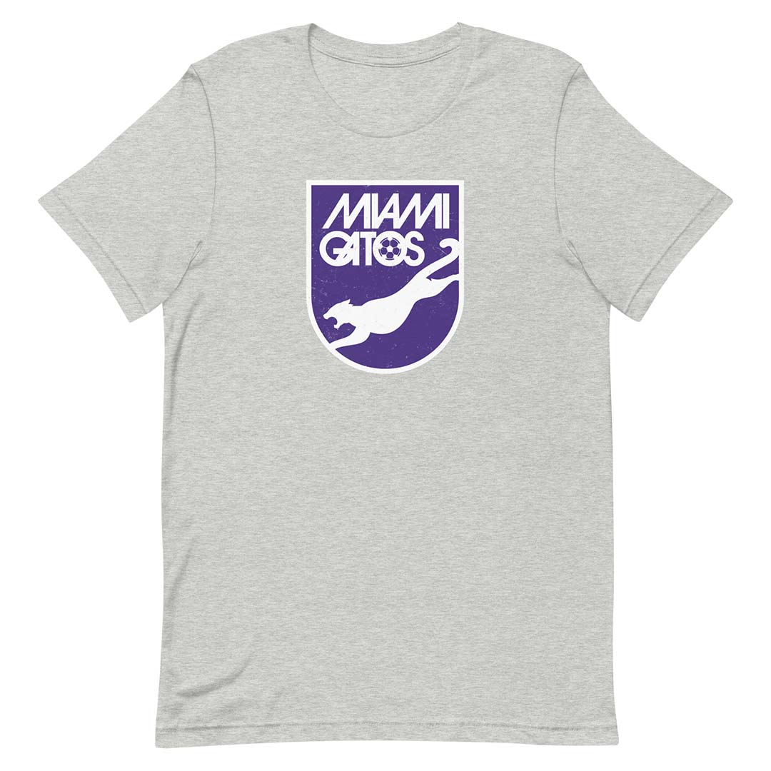 Miami Gatos NASL Soccer Unisex Retro T-shirt